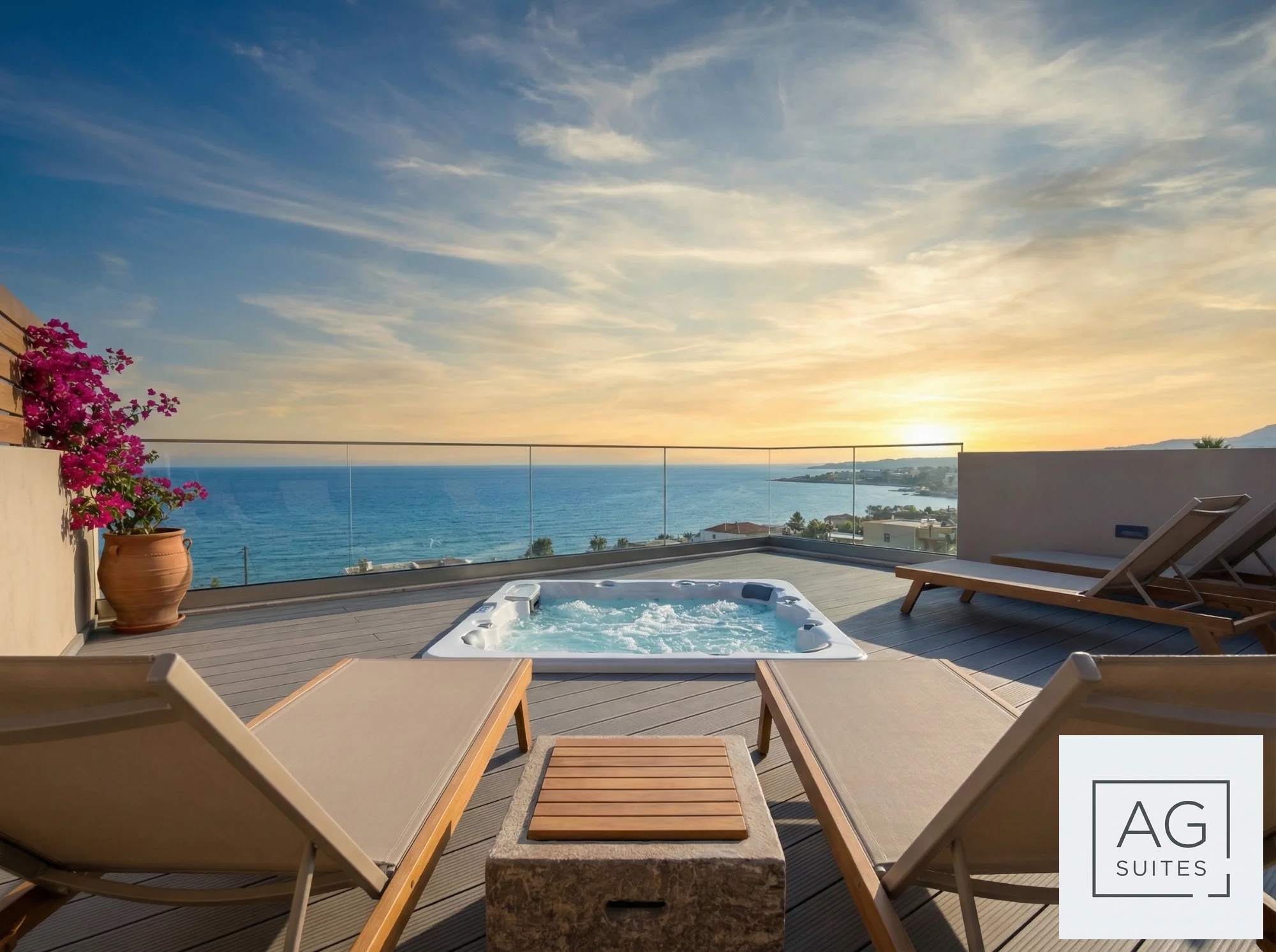 Apartment Artemis - Luxury apartment with rooftop jacuzzi in Hersonissos, Crete